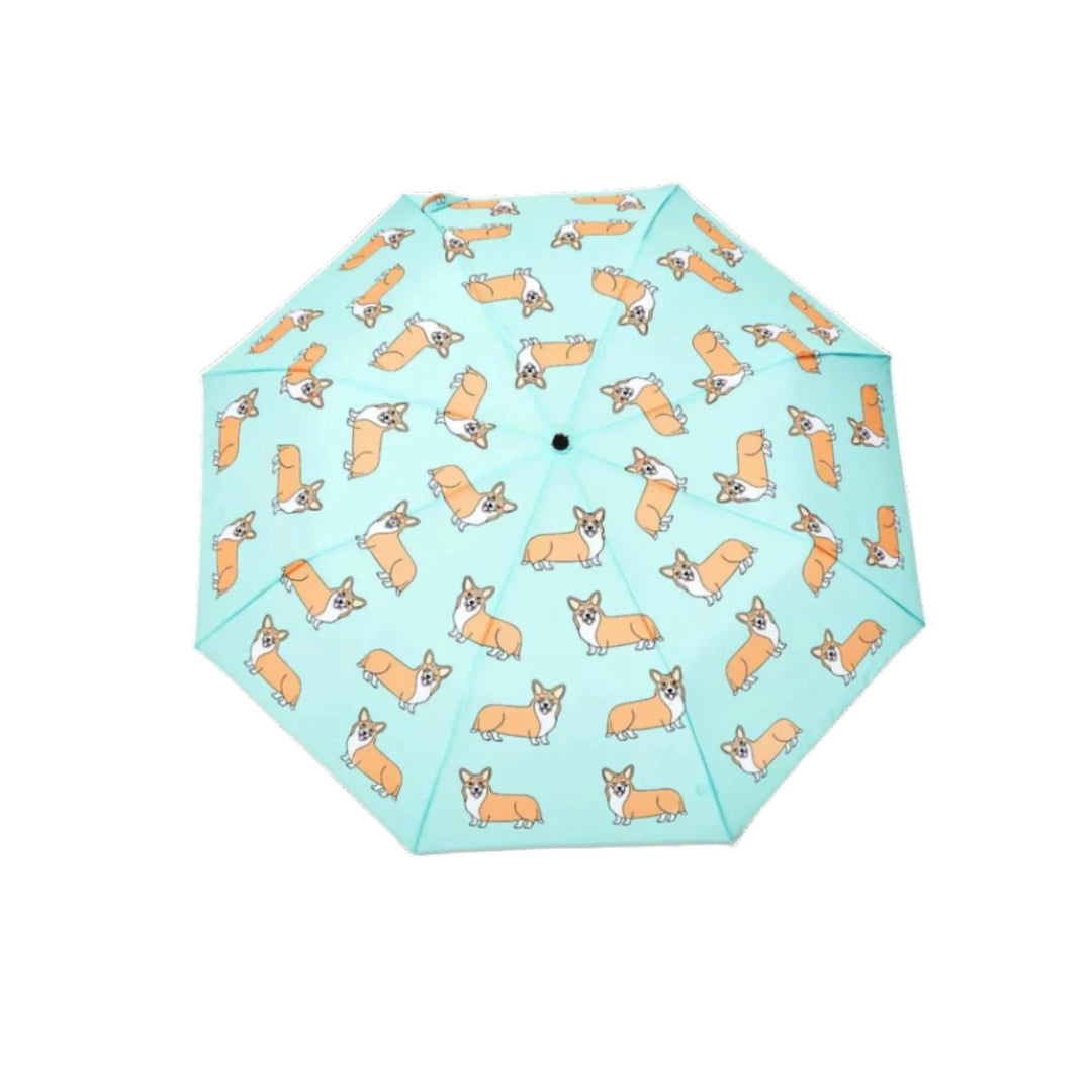 Corgi Mint Umbrella