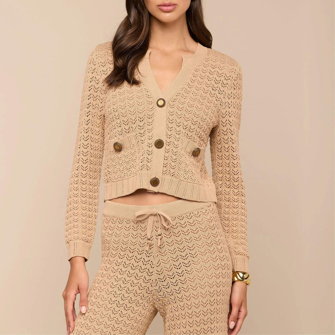 Orla Pointelle Knit Cardigan