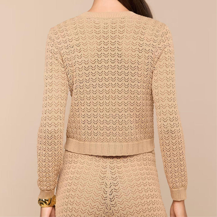 Orla Pointelle Knit Cardigan