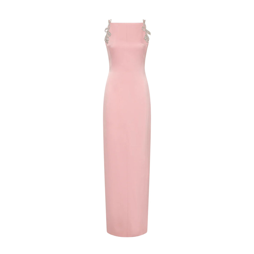 Oryx Column Gown in Rosewater
