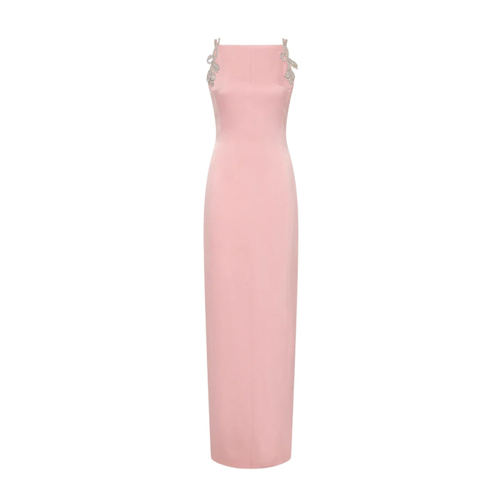 Oryx Column Gown in Rosewater