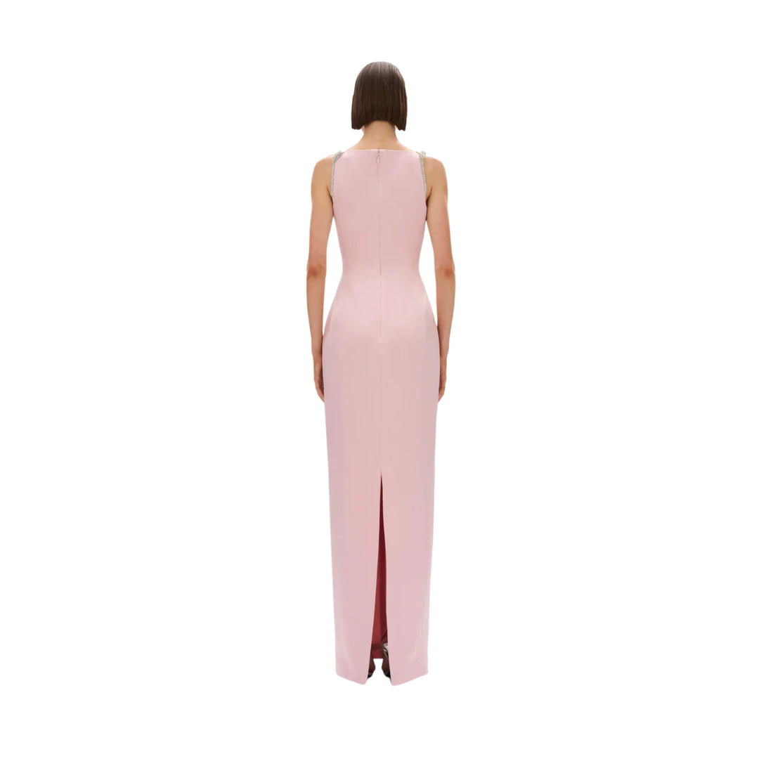 Oryx Column Gown in Rosewater