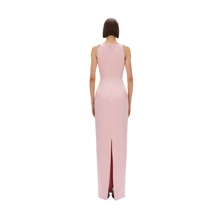 Oryx Column Gown in Rosewater