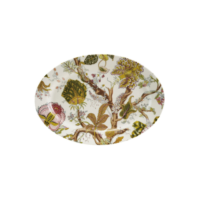 Oval Printed Stoneware Platter