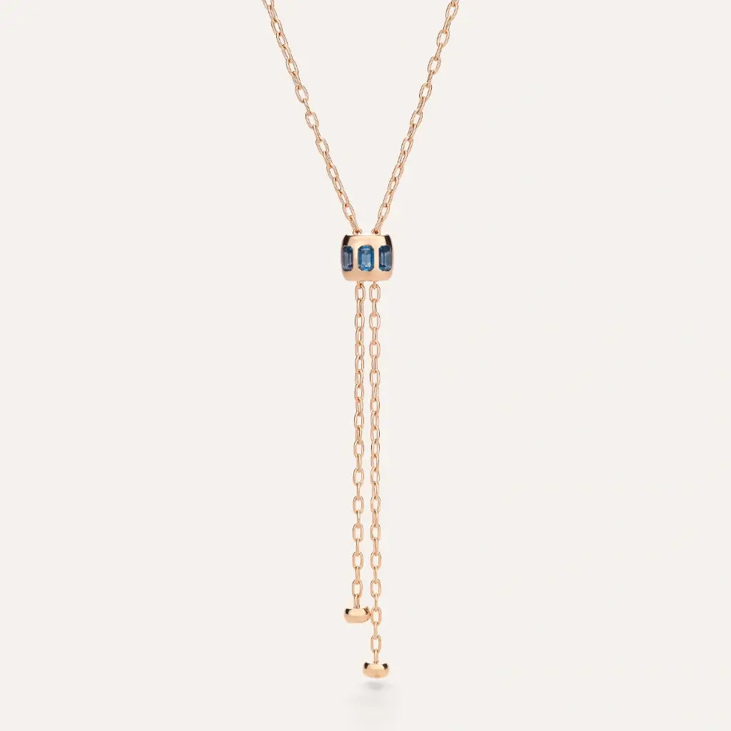 Necklace Iconica Fancy RG London Blue Topaz