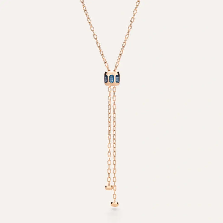Necklace Iconica Fancy RG London Blue Topaz