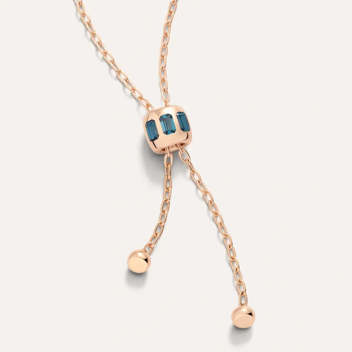 Necklace Iconica Fancy RG London Blue Topaz