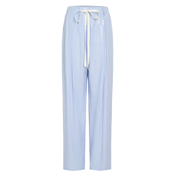 PJ Pant in Sequin Stripe