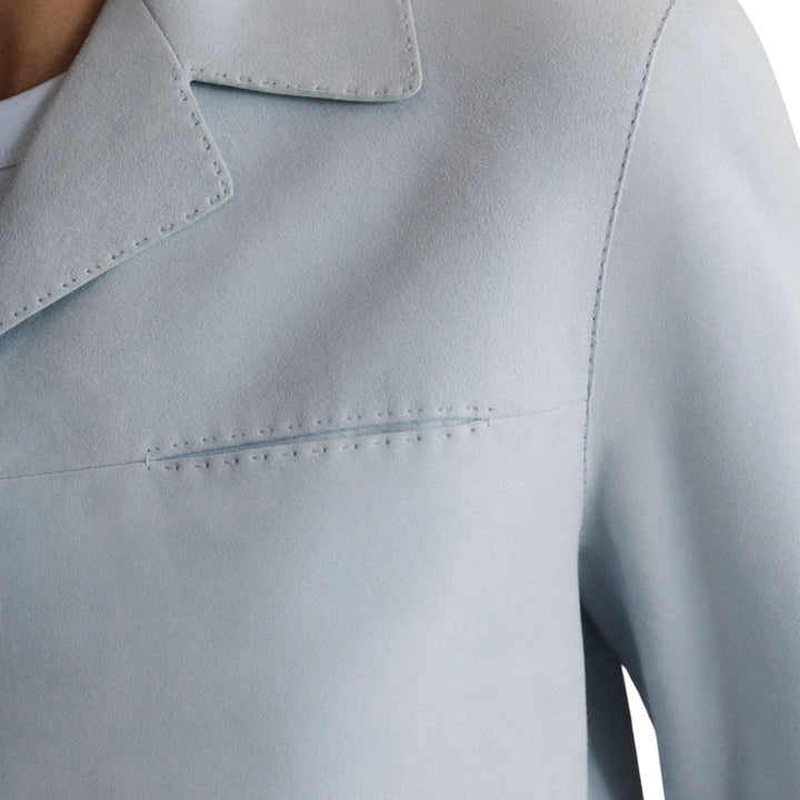 Patch Pocket Jacket in Glacier Blue