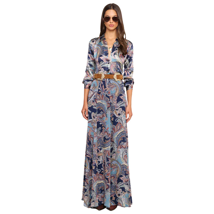 Patrica Full Maxi Skirt in Mdnt Mt Besarbian