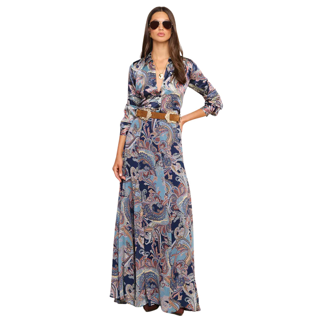 Patrica Full Maxi Skirt in Mdnt Mt Besarbian