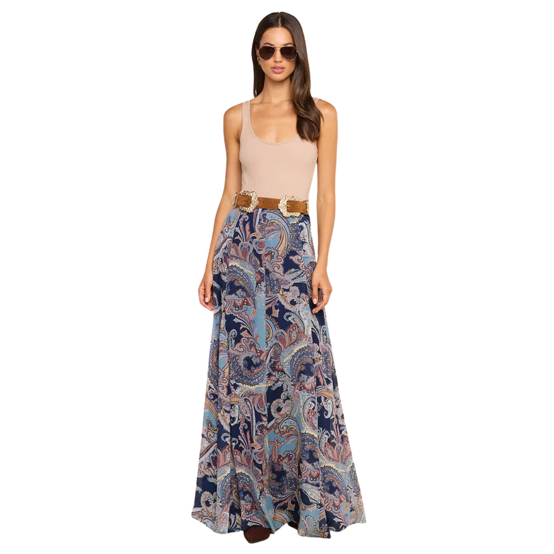 Patrica Full Maxi Skirt in Mdnt Mt Besarbian