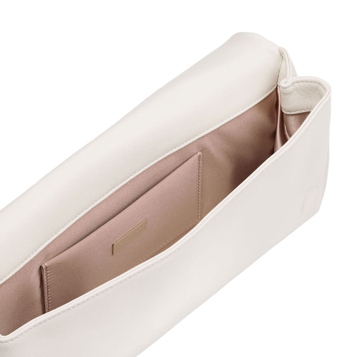 Xandra Satin w/Pearl Crystal Bangle Clutch