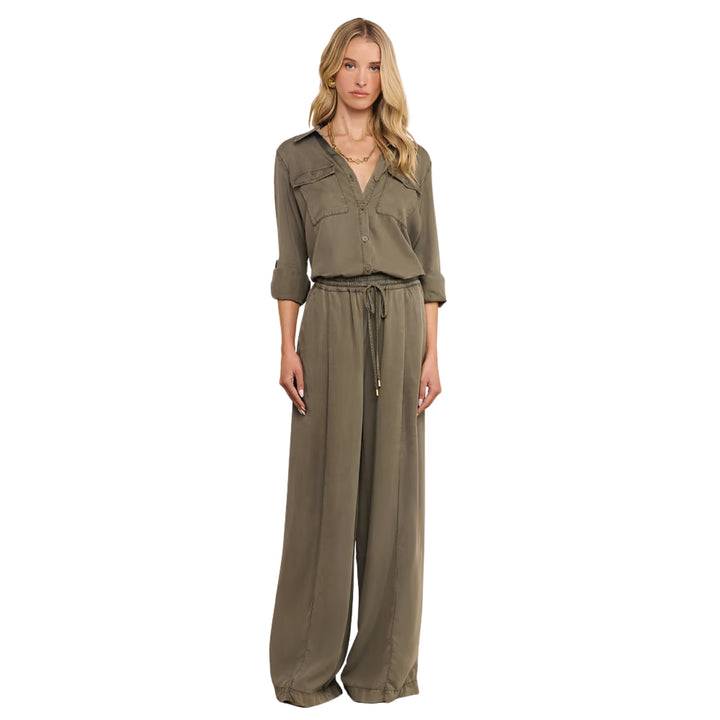Pearson Military Blouse in Smokey Olive