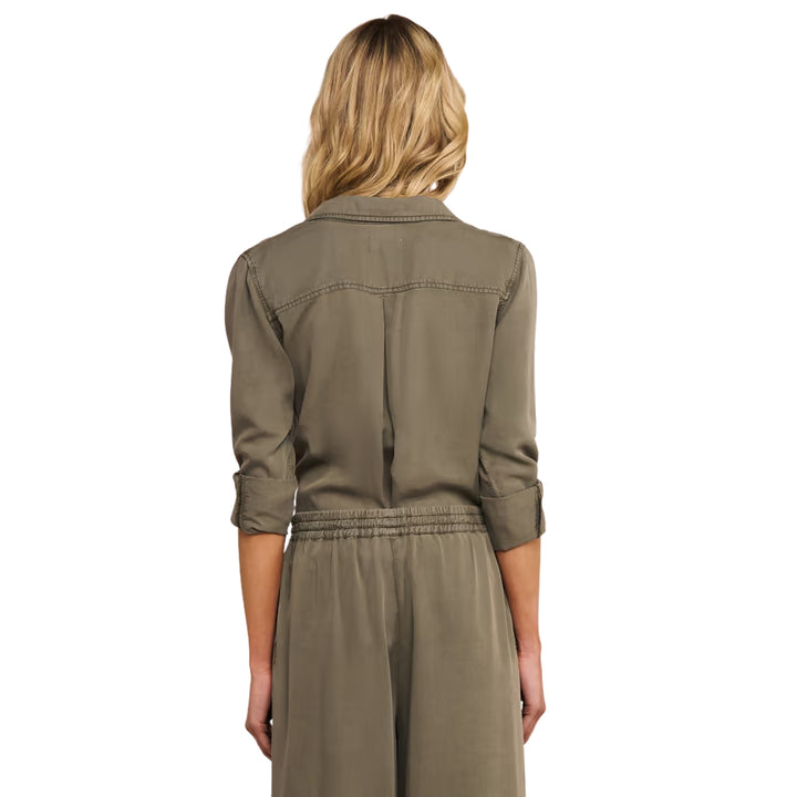 Pearson Military Blouse in Smokey Olive