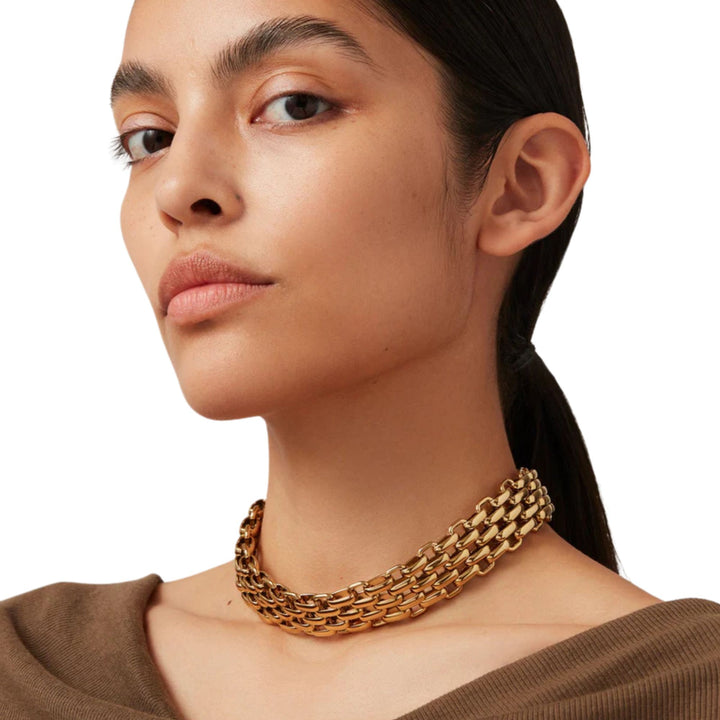 Penelope Choker - High Polish Gold