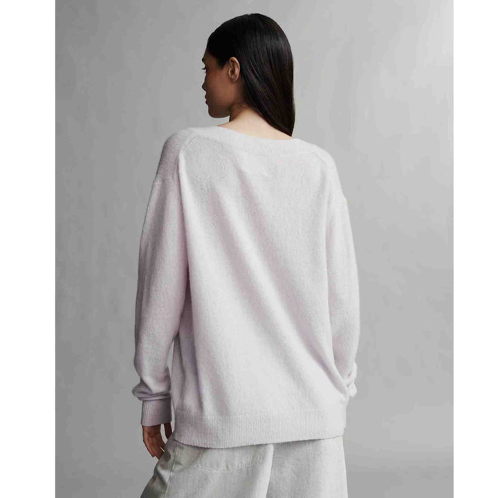 Perfect Deep V Lilac Sweater