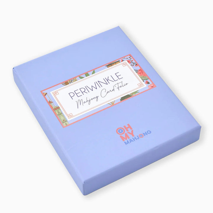 Periwinkle Mahjong Card Folio