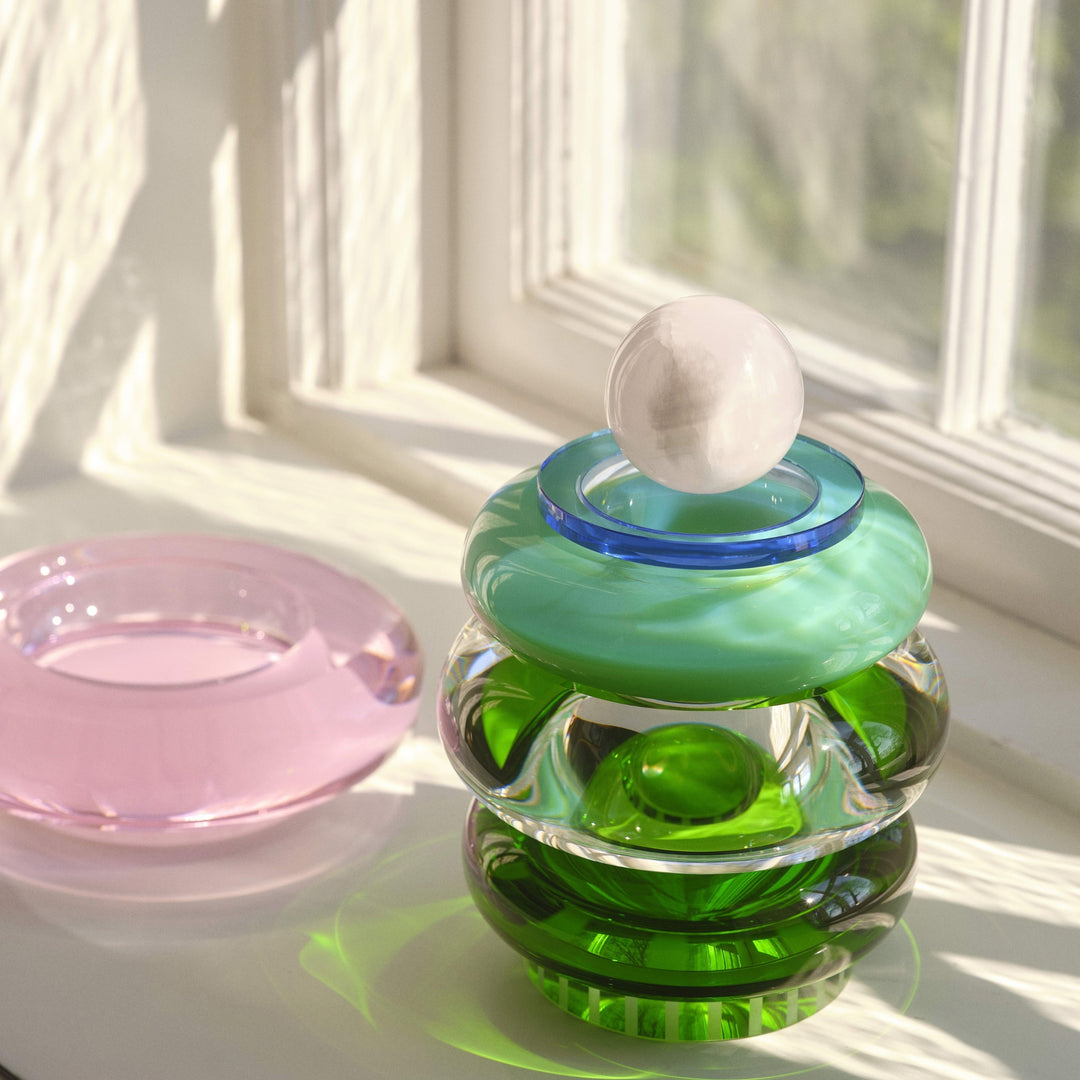 Perla Bonbonniere - Blue/Clear/Pale Green/Onyx/Rosa