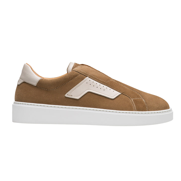 Taupe Pheonix Slip Suede Slip-On Sneaker