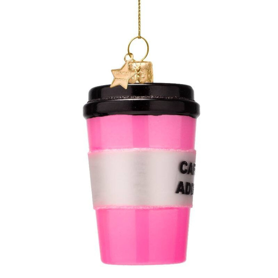Pink Coffee Mug Ornament