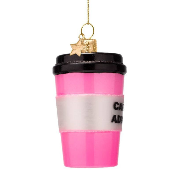 Pink Coffee Mug Ornament