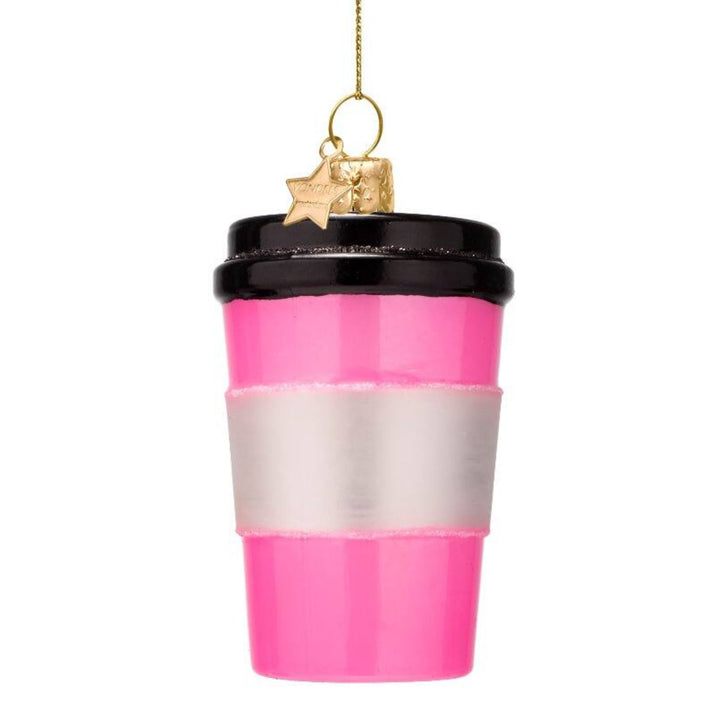 Pink Coffee Mug Ornament