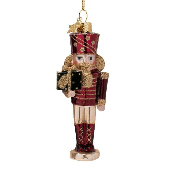 Pink/Burgandy Nutcracker Ornament