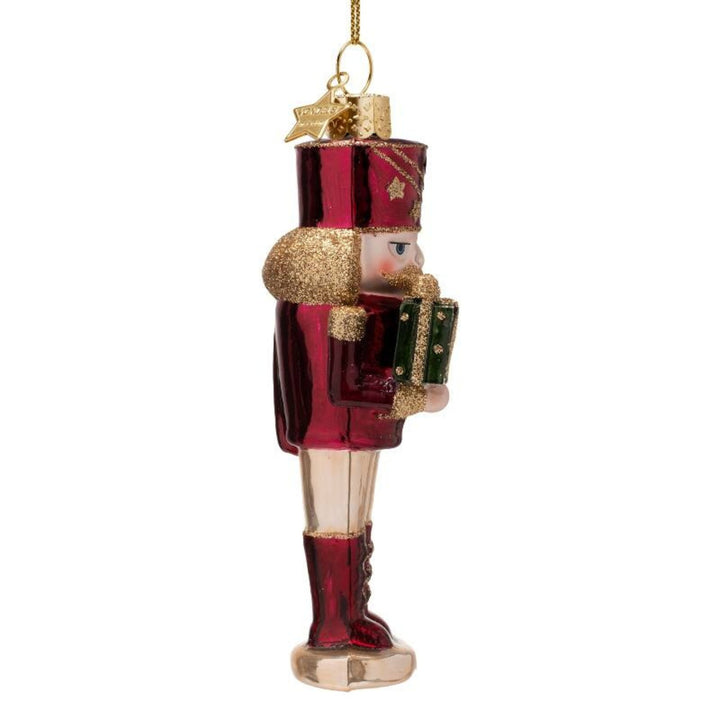 Pink/Burgandy Nutcracker Ornament
