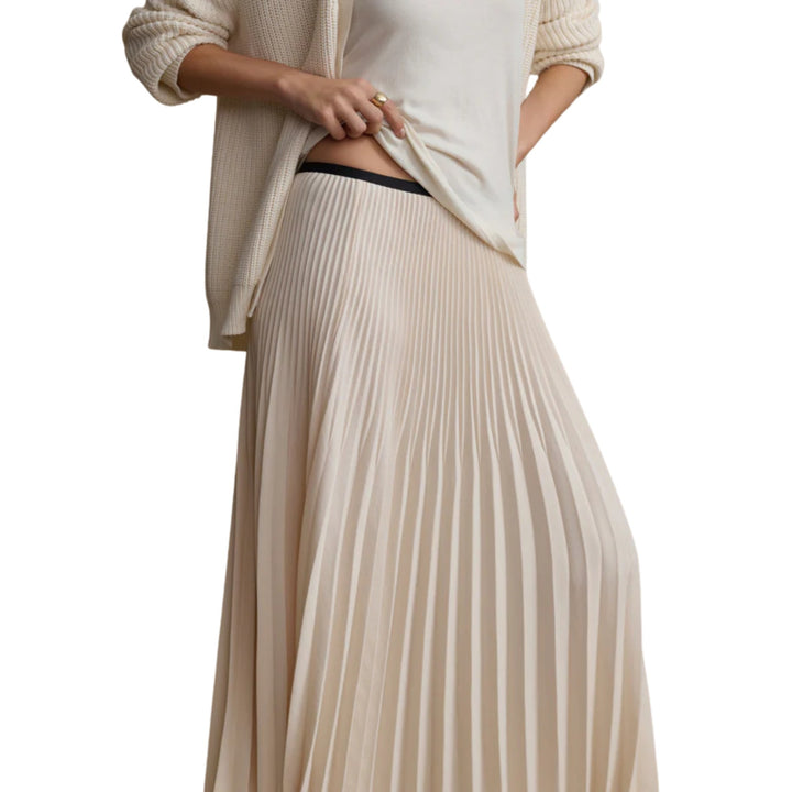 Pleated Skirt in Ivory