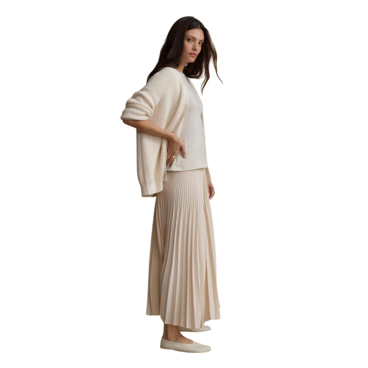 Pleated Skirt in Ivory
