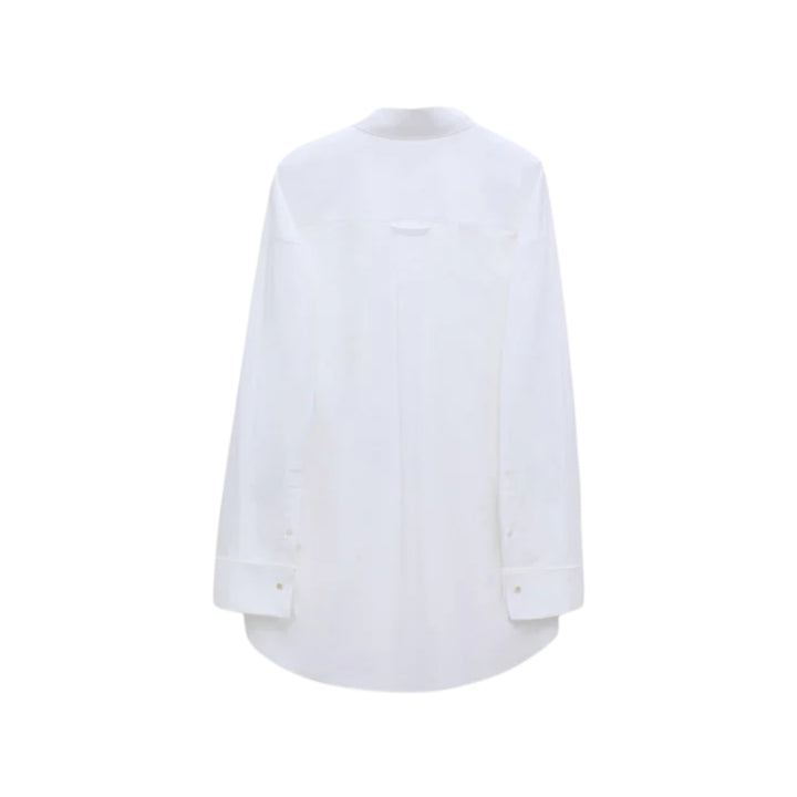 Poplin Power II Blouse in Pure White