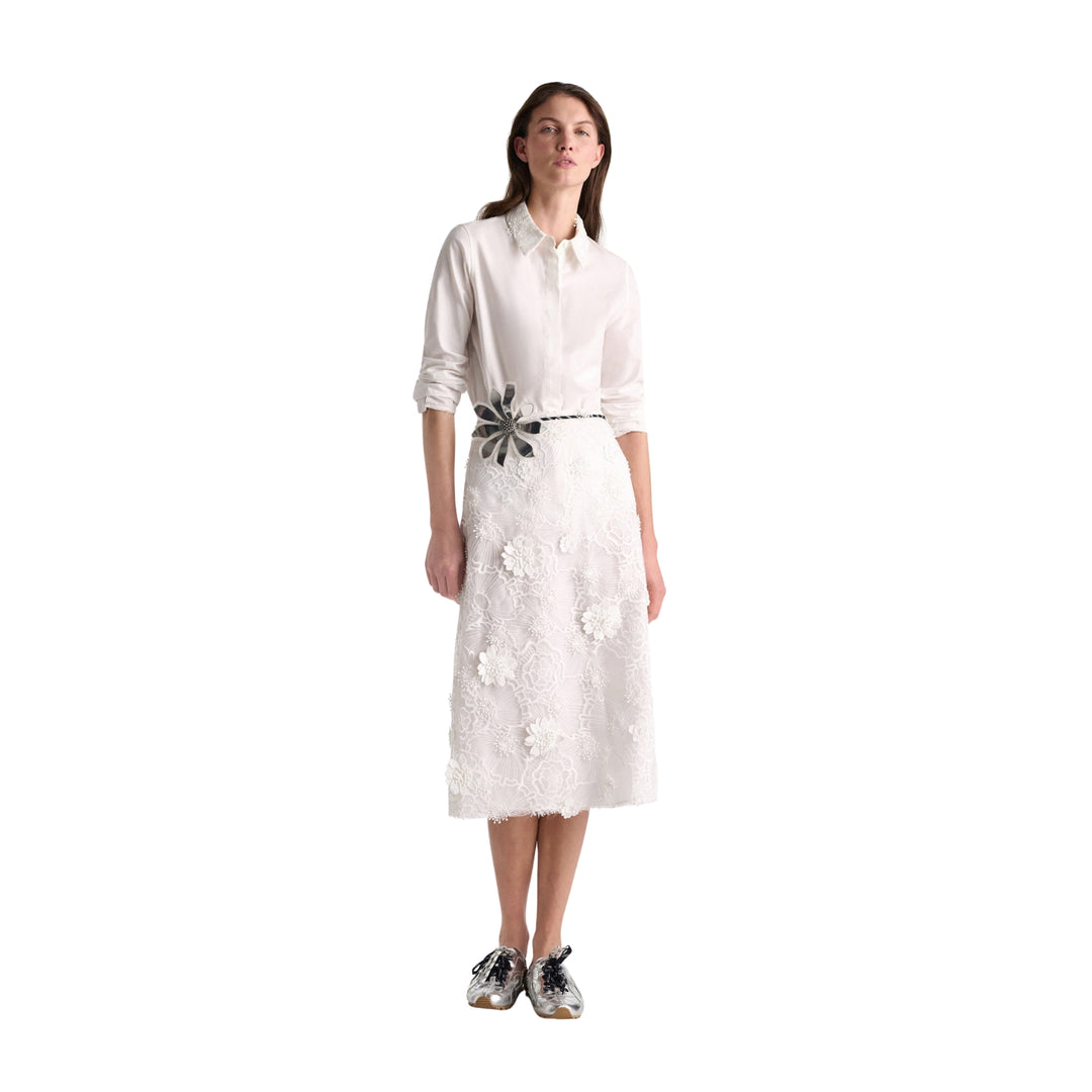 Powerful Ease Blouse in Pure White