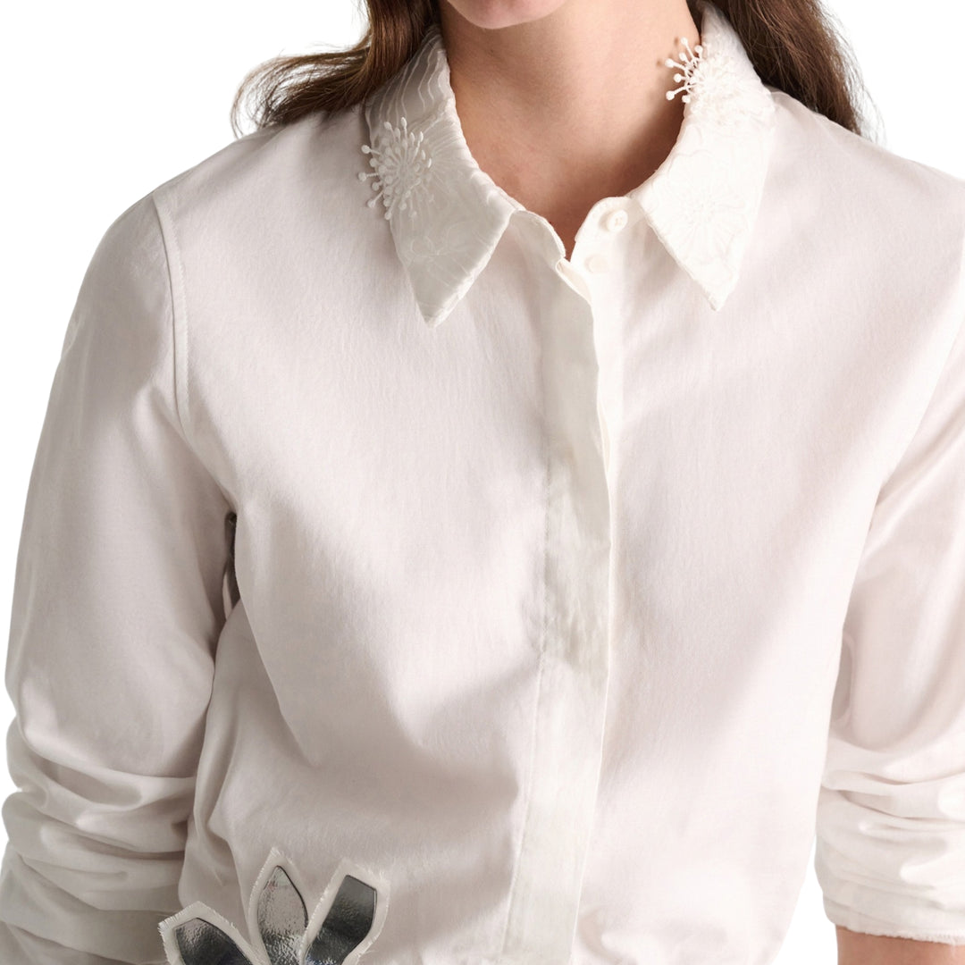 Powerful Ease Blouse in Pure White