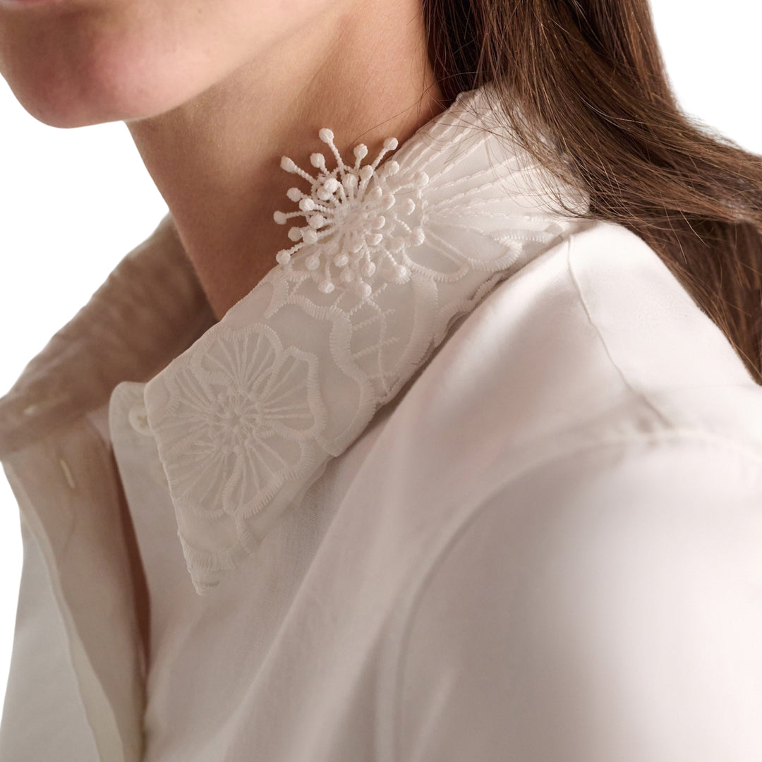 Powerful Ease Blouse in Pure White