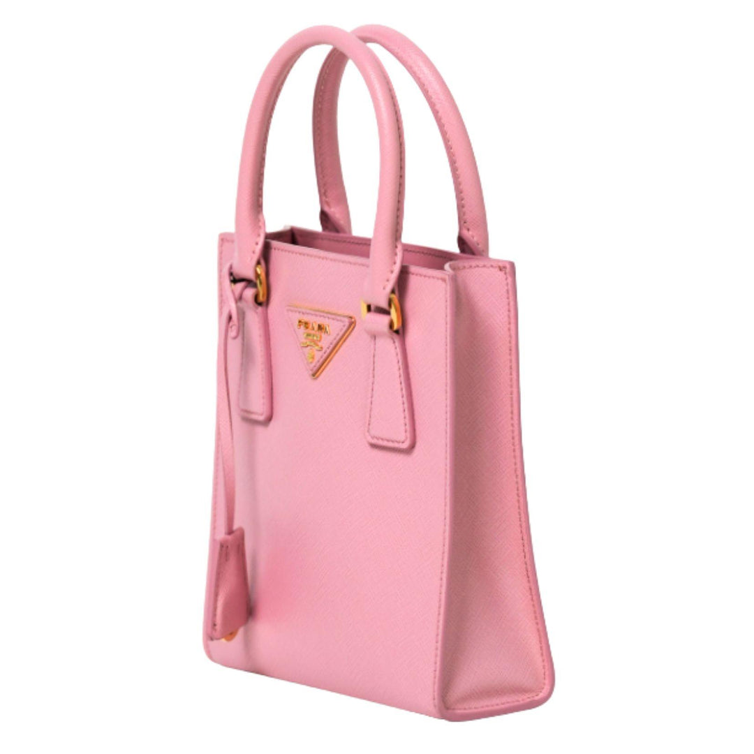 Prada Pink Saffiano Mini Tote