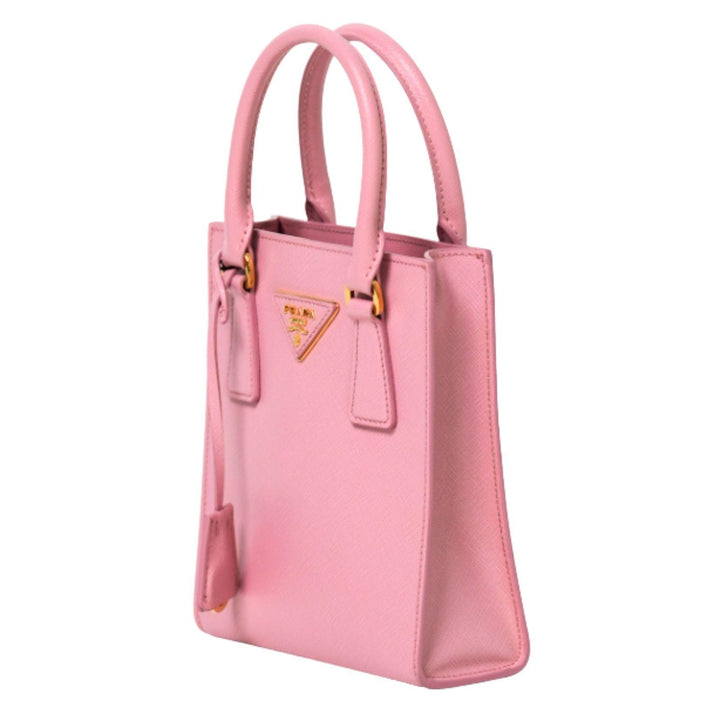 Prada Pink Saffiano Mini Tote