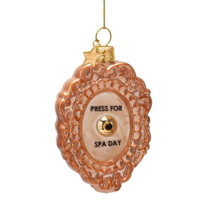 Press for Spa Day Ornament