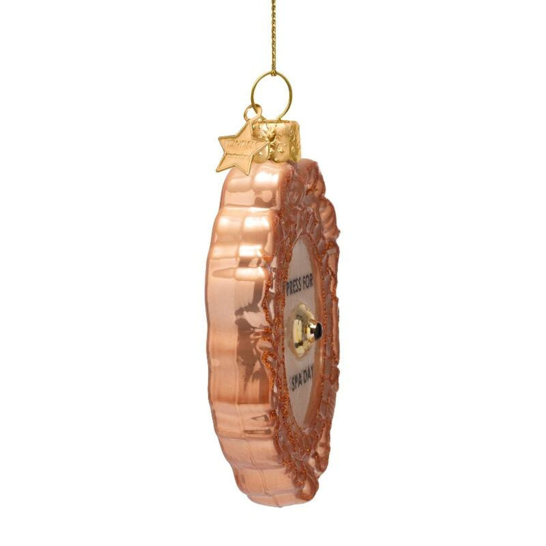 Press for Spa Day Ornament