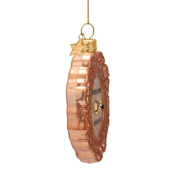 Press for Spa Day Ornament