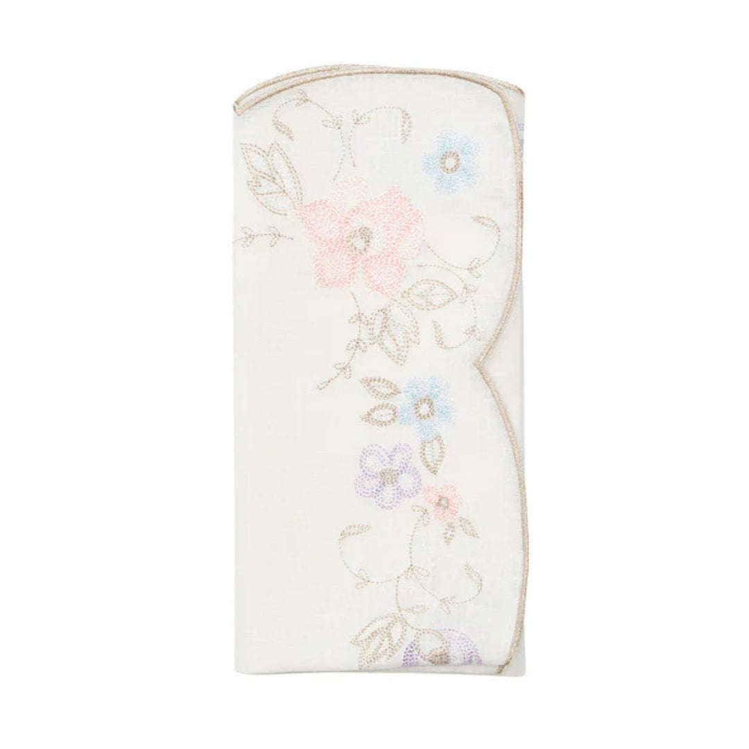 Printemps Napkin in White/Multi