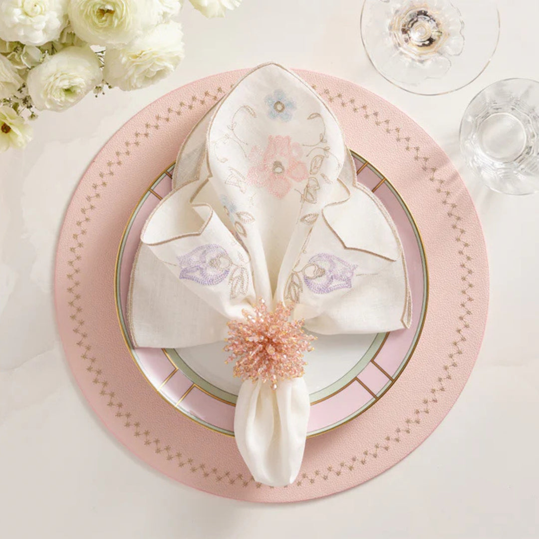 Printemps Napkin in White/Multi