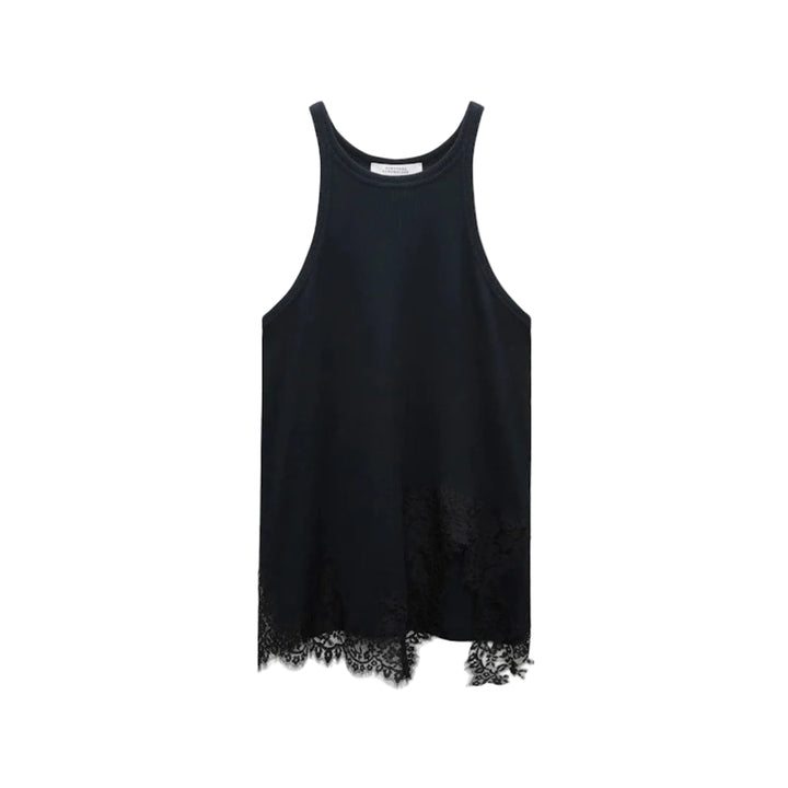 Pure Sleekness Top in True Navy