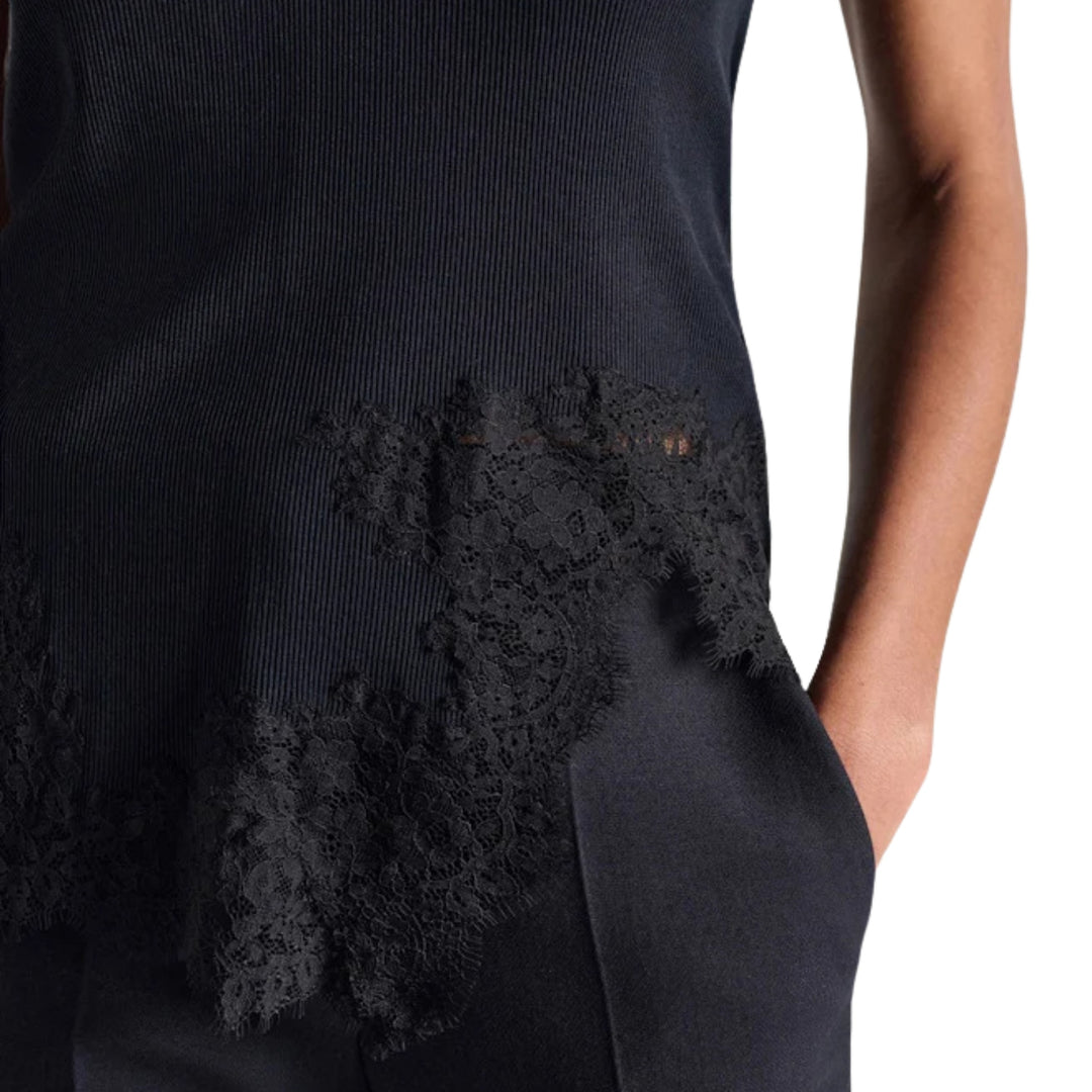 Pure Sleekness Top in True Navy