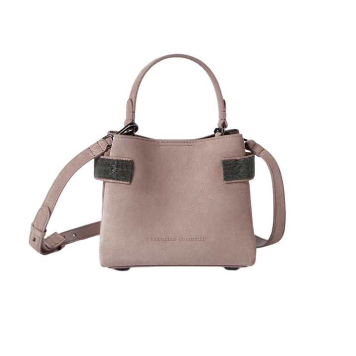 Purple Essence Small Suede Bag