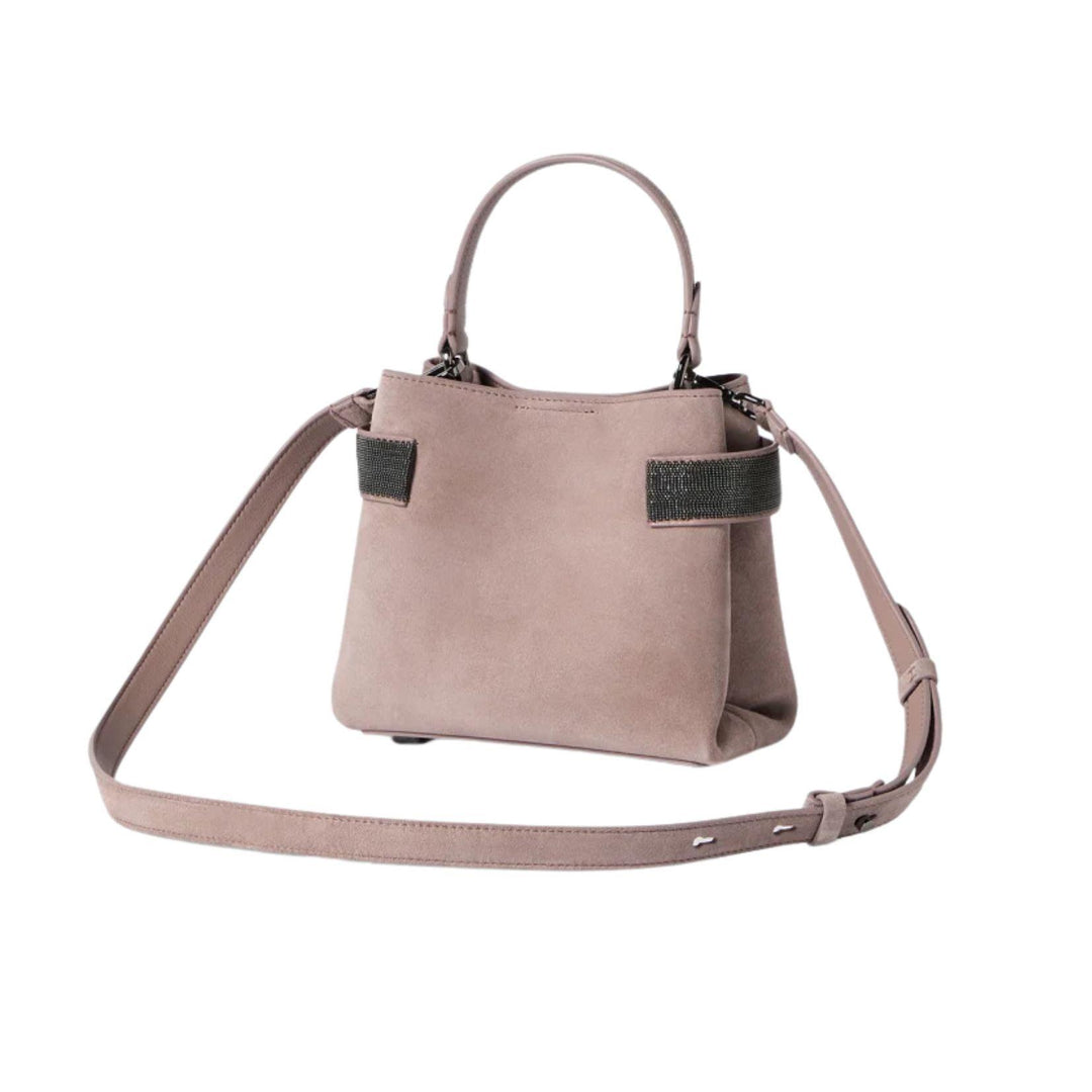 Purple Essence Small Suede Bag