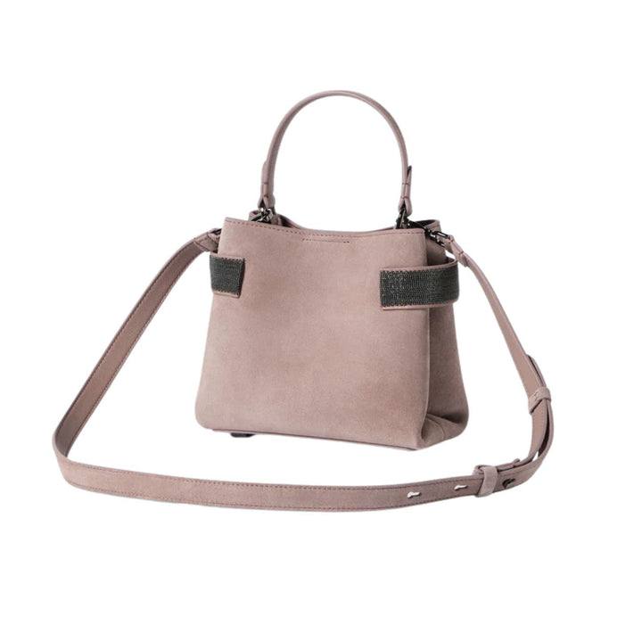 Purple Essence Small Suede Bag