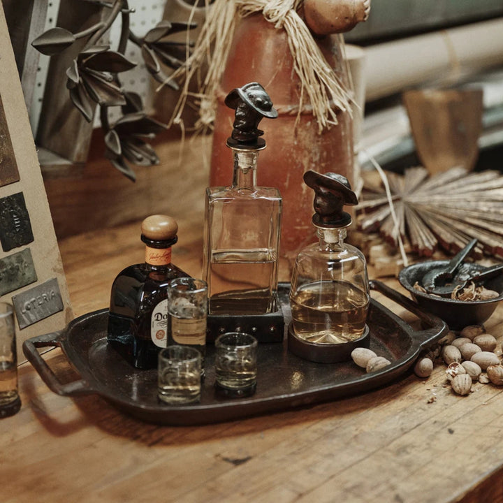 Quixote Decanter with Beaded Base