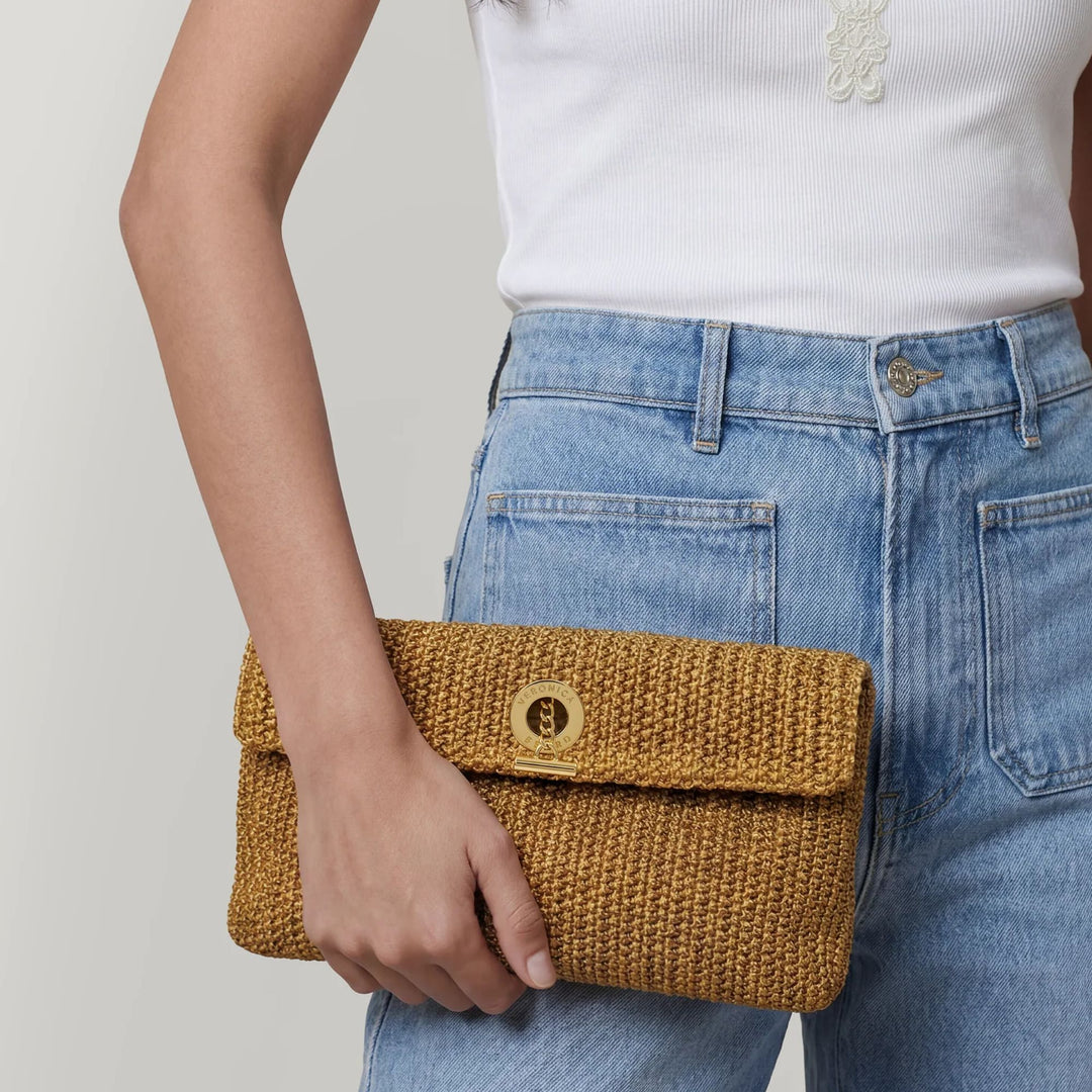 Raffia Anchor Clutch