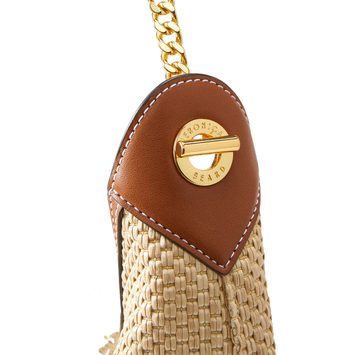 Raffia Jour Bag in Hazelwood/Natural